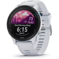 Умные часы Garmin Forerunner 255 Music 46 мм (белый)