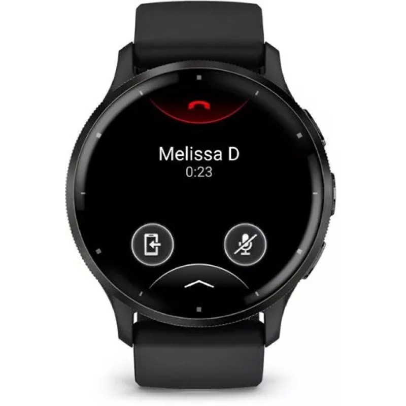 Умные часы Garmin Venu 3 (черный, с силиконовым ремешком)