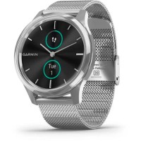 Гибридные умные часы Garmin Vivomove Luxe Silver