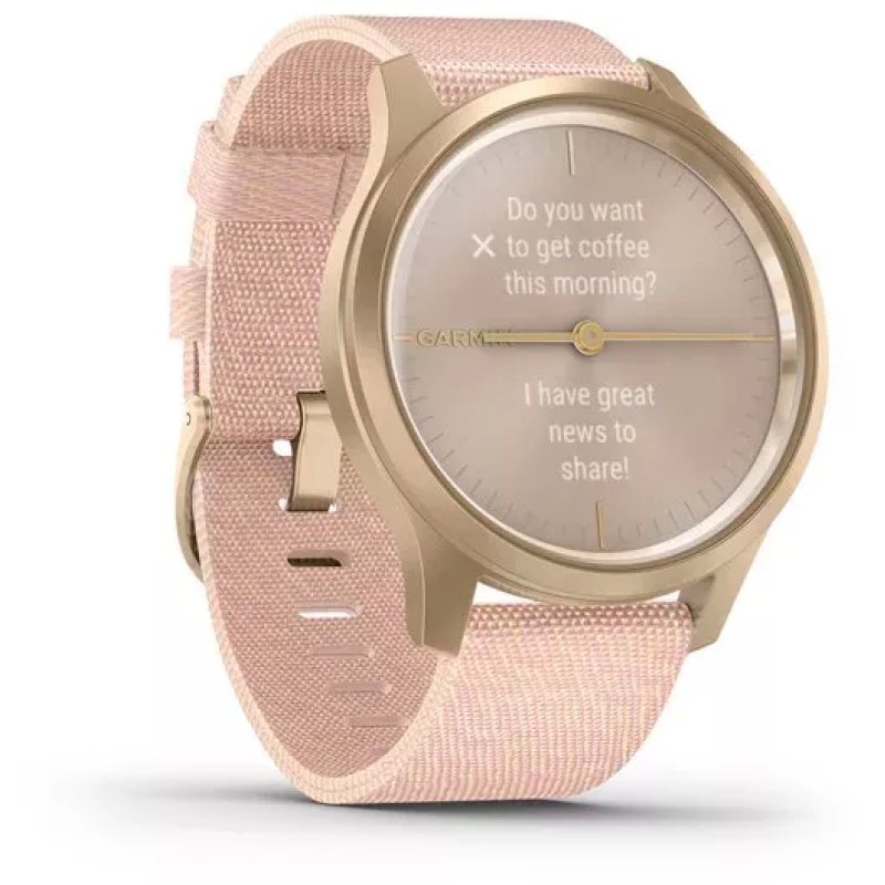 Гибридные умные часы Garmin Vivomove Style Light Gold/Pink