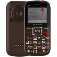 Мобильный телефон Maxvi B5ds (коричневый)