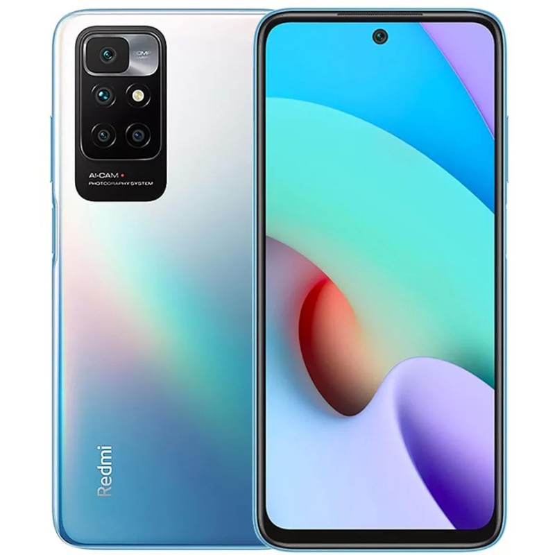 Смартфон Redmi 10 без NFC 4GB/64GB синее море (международная версия)