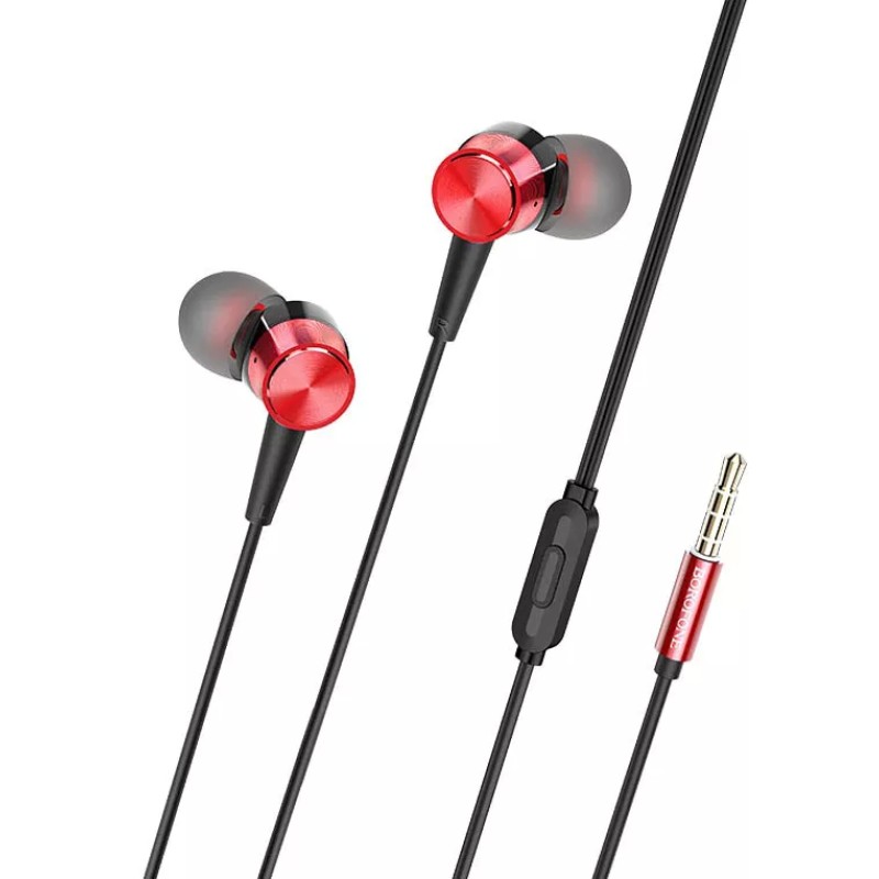 Наушники Borofone BM52 (красный/черный)