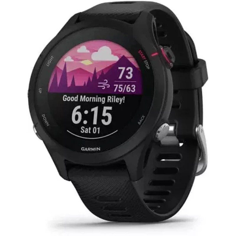 Умные часы Garmin Forerunner 255S Music 41 мм (черный)