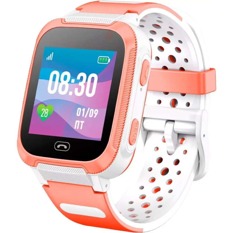 Детские умные часы JET Kid Friend (белый/оранжевый)
