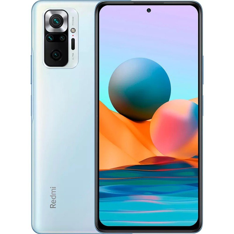 Смартфон Redmi Note 10 Pro 8Gb/256Gb голубой лед (международная версия)