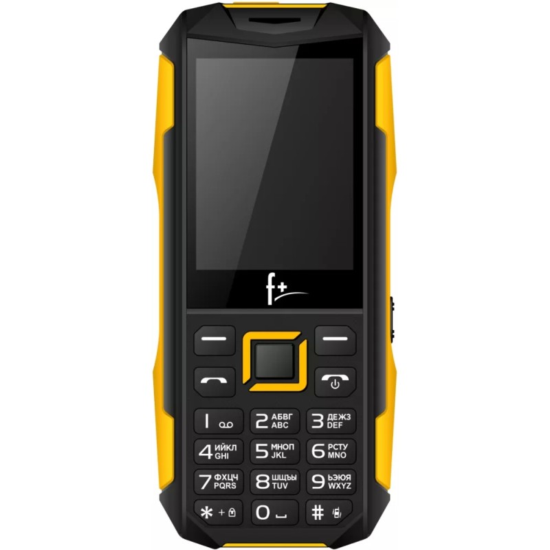 Мобильный телефон F+ PR240 (черный/желтый)
