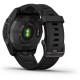 Умные часы Garmin Fenix 7S Sapphire Solar 42 мм (серый карбон/черный)