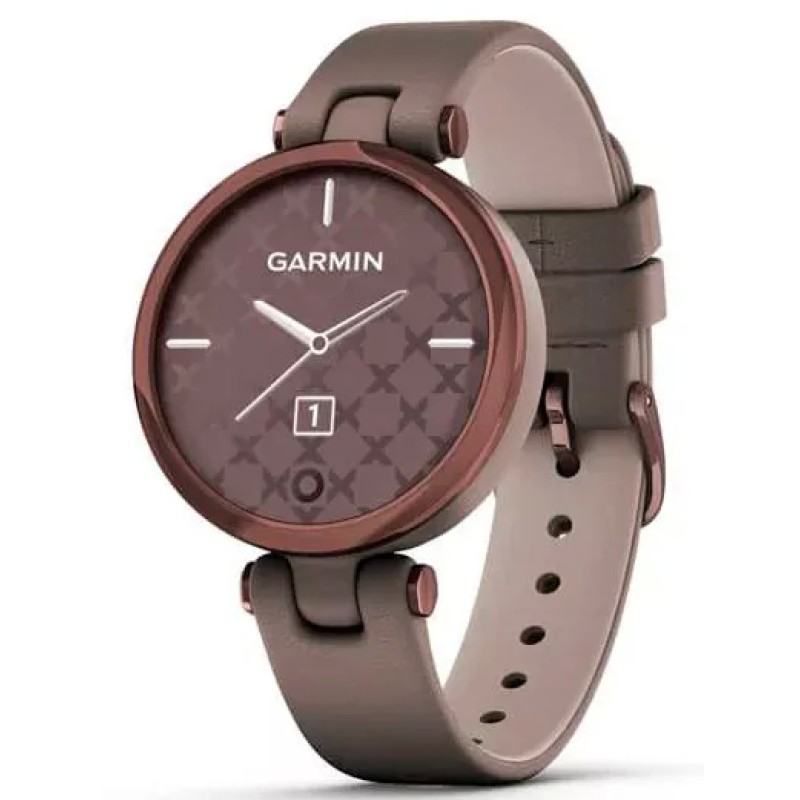 Умные часы Garmin Lily (темно-бронзовый/кожаный ремешок)