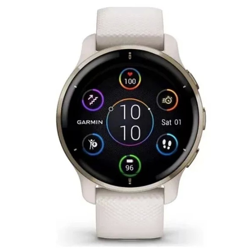 Умные часы Garmin Venu 2 Plus (золотистый/бежевый)