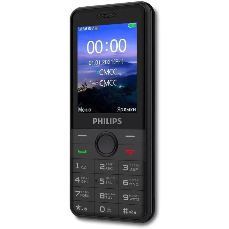 Мобильный телефон Philips Xenium E172 (черный)