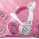 Наушники QUMO Game Cat (белый/розовый)