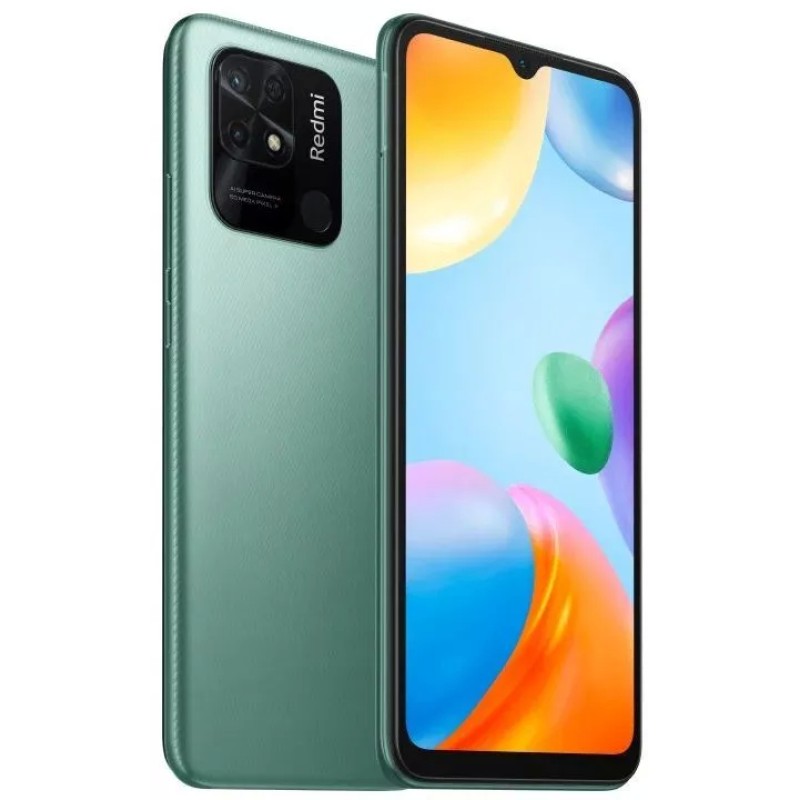 Смартфон Redmi 10C без NFC 4GB/64GB мятный (международная версия)