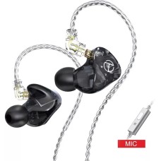 Наушники TRN X7 (черный, с микрофоном)
