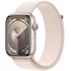 Умные часы Apple Watch Series 9 45 мм (алюминиевый корпус, звездный свет/звездный свет, спортивный нейлоновый ремешок)