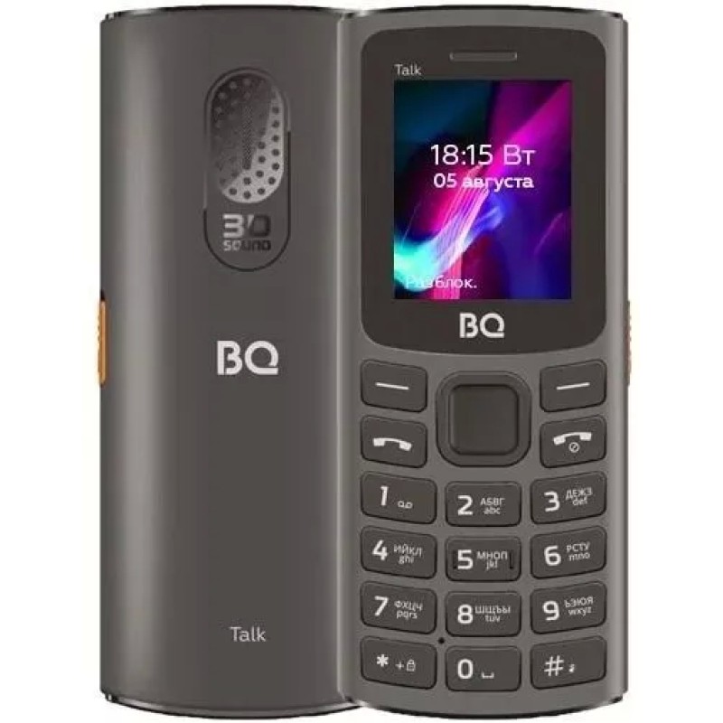 Мобильный телефон BQ BQ-1862 Talk (серый)