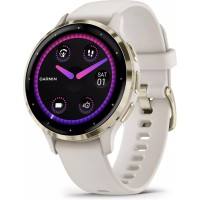 Умные часы Garmin Venu 3S (слоновая кость, с силиконовым ремешком)