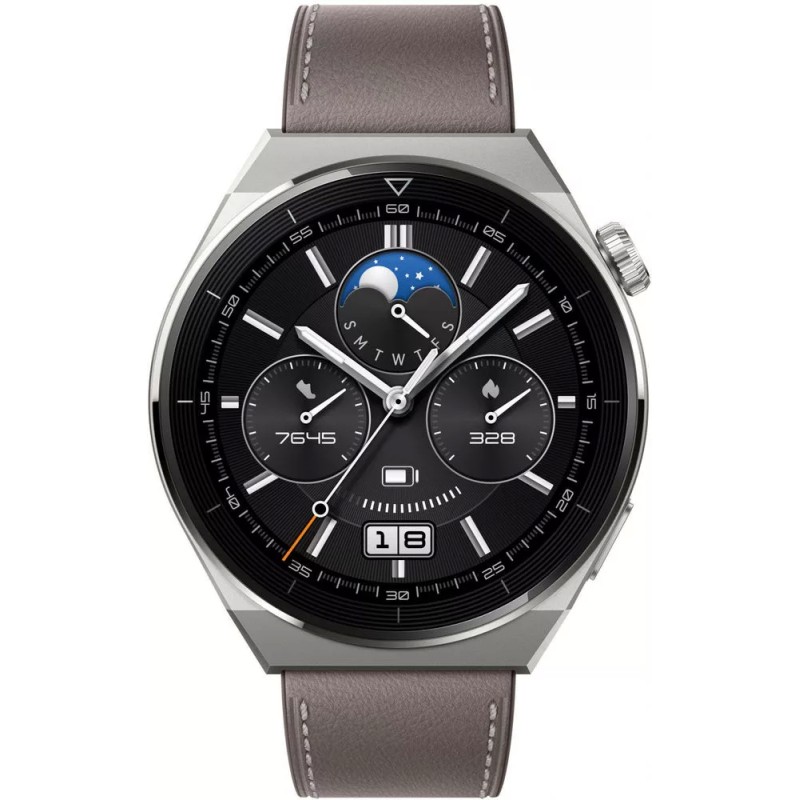 Умные часы Huawei Watch GT 3 Pro Titanium 46 мм (серый)