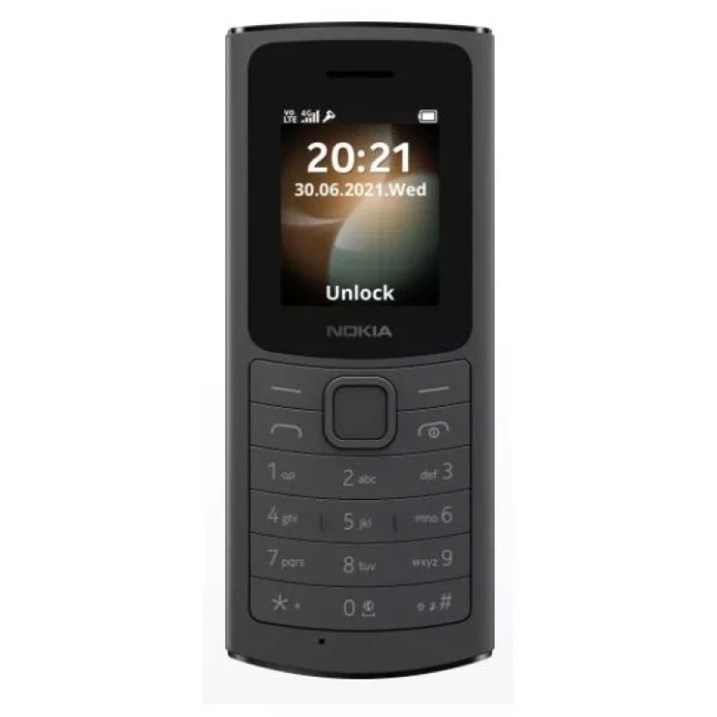 Мобильный телефон Nokia 110 4G Dual SIM (черный)