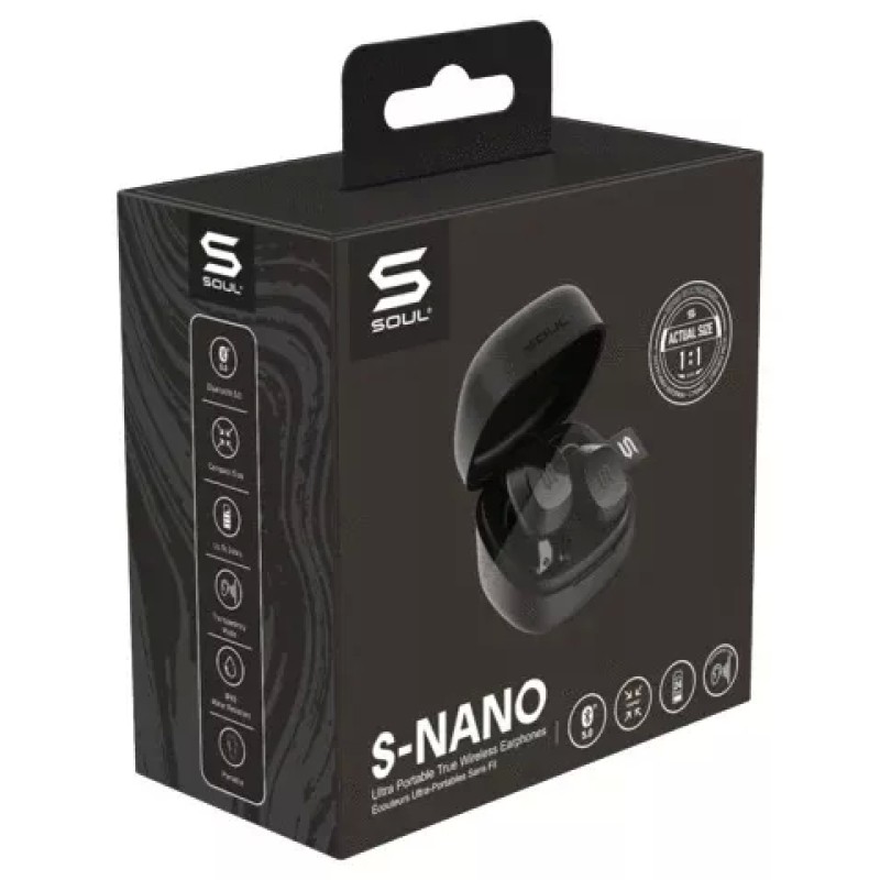 Наушники Soul S-Nano (черный)
