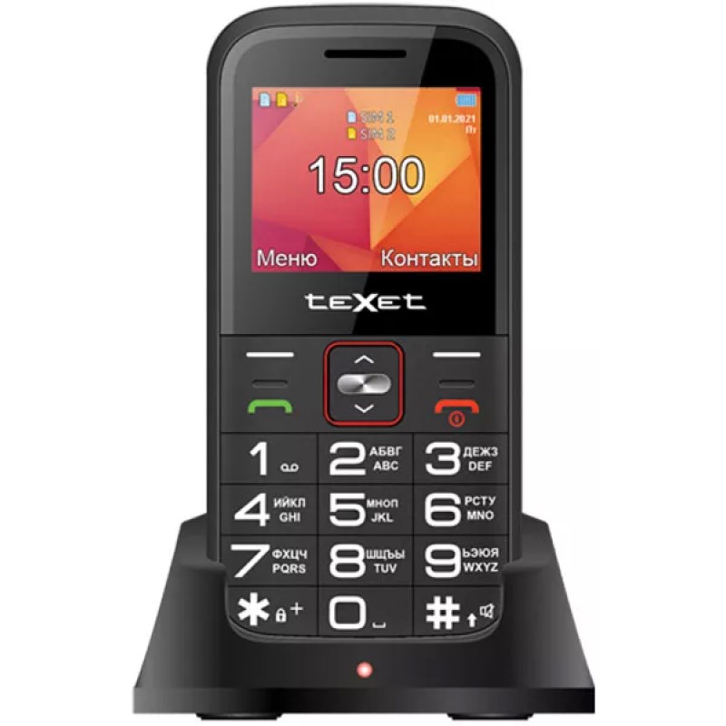 Мобильный телефон TeXet TM-B418 (черный)