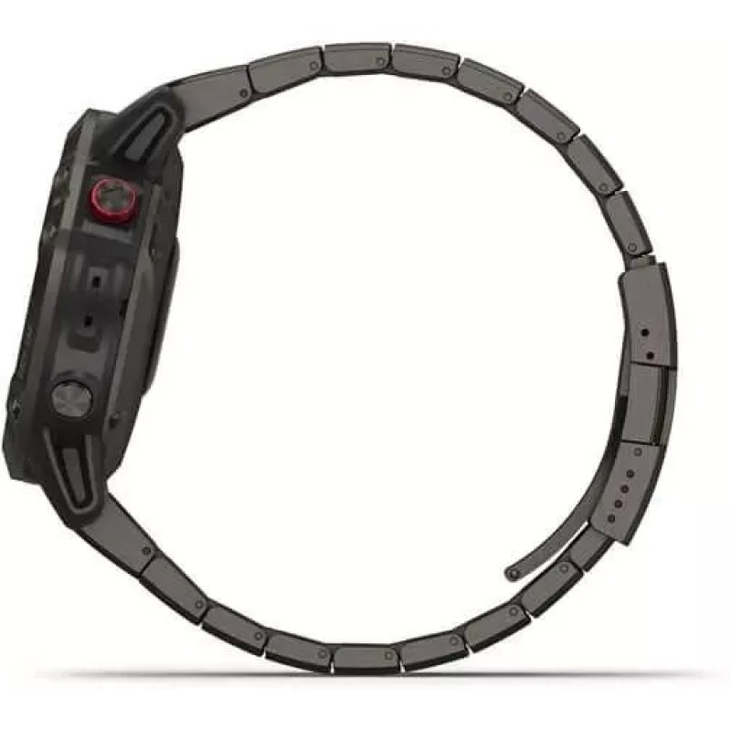 Умные часы Garmin Fenix 6 Pro Solar 47 мм (титановый карбоново-серый, титан)