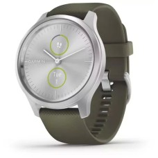 Гибридные умные часы Garmin Vivomove Style Silver/Moss
