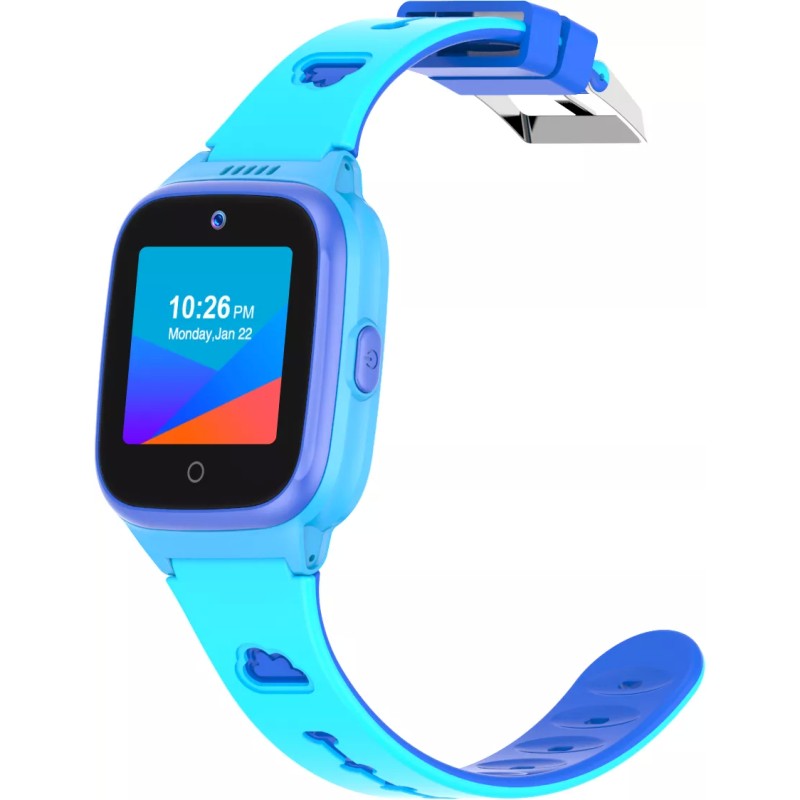 Детские умные часы LeeFine Q27 4G (синий/голубой)
