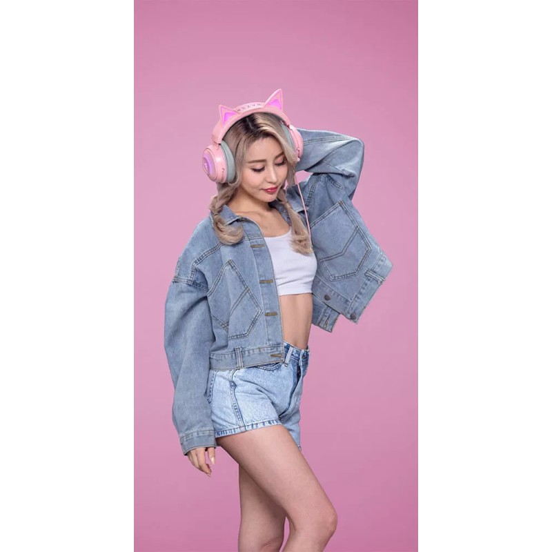 Наушники Razer Kraken Kitty (розовый)