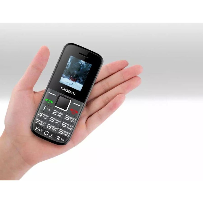 Мобильный телефон TeXet TM-206 (черный)