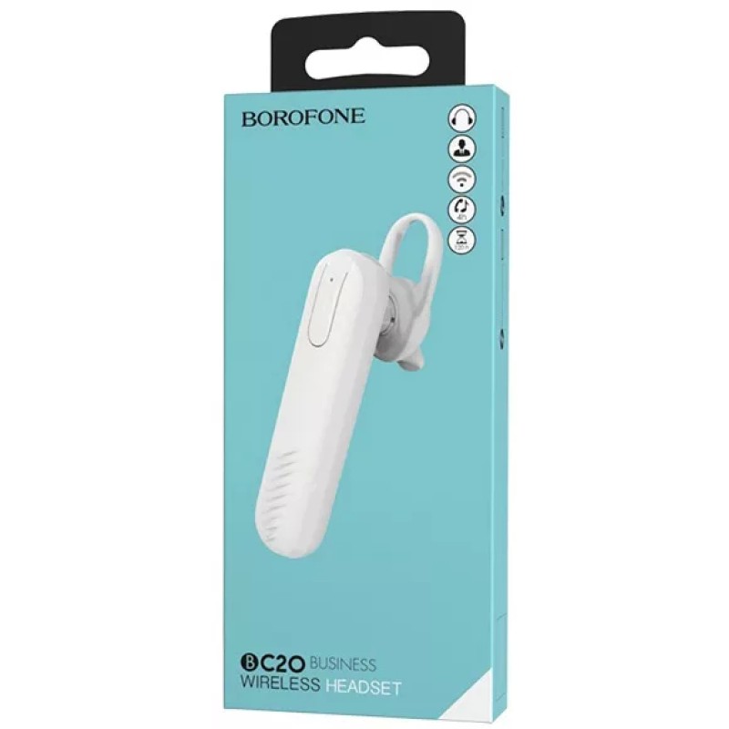 Bluetooth гарнитура Borofone BC20 (белый)