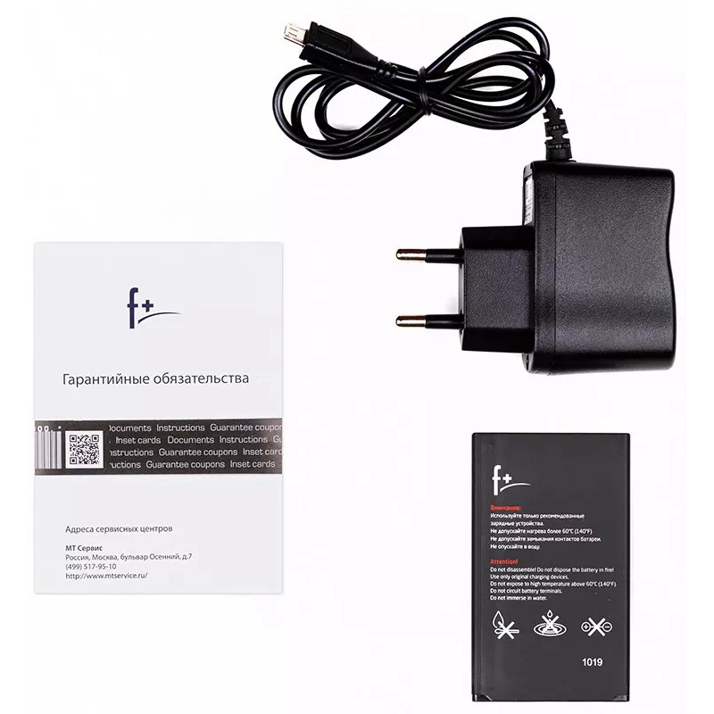 Мобильный телефон F+ S240 (темно-серый)