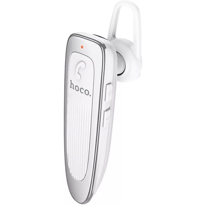 Bluetooth гарнитура Hoco E60 (белый/серебристый)