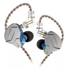 Наушники KZ Acoustics ZSN Pro без микрофона (серебристый/синий)