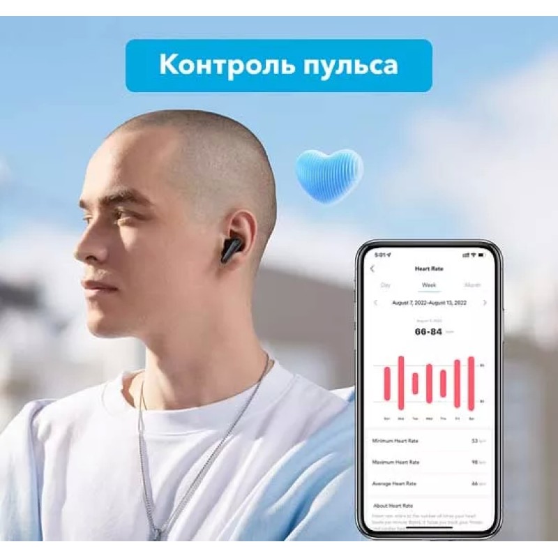 Наушники Anker SoundCore Liberty 4 (серо-голубой)