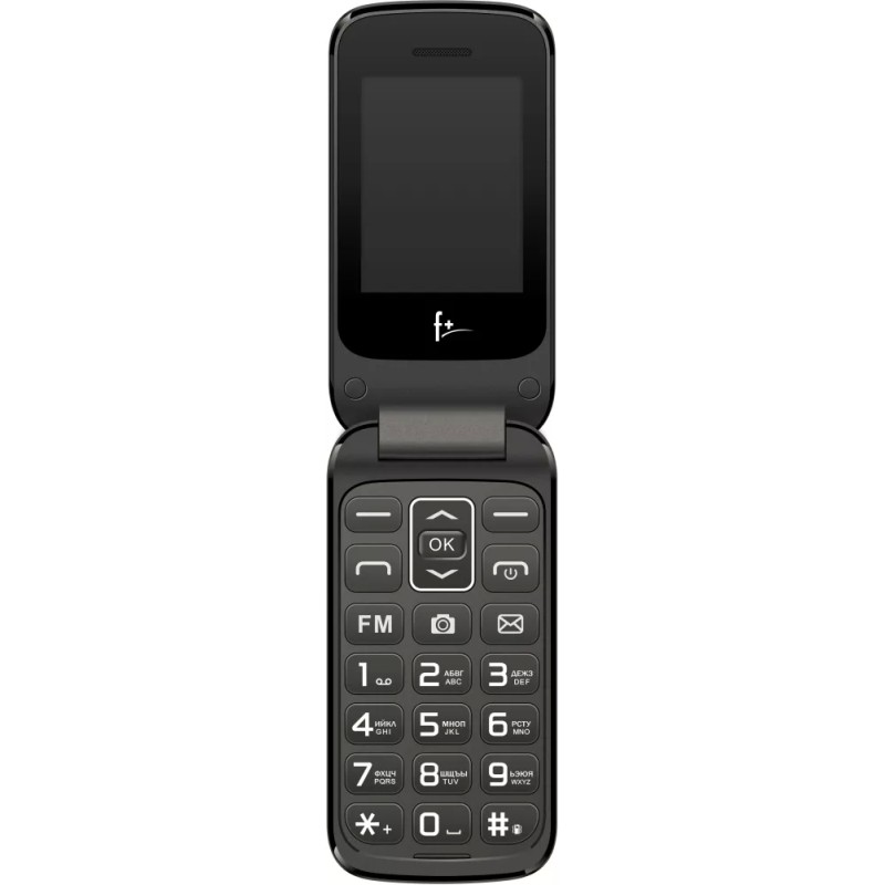 Мобильный телефон F+ Flip 240 (черный)