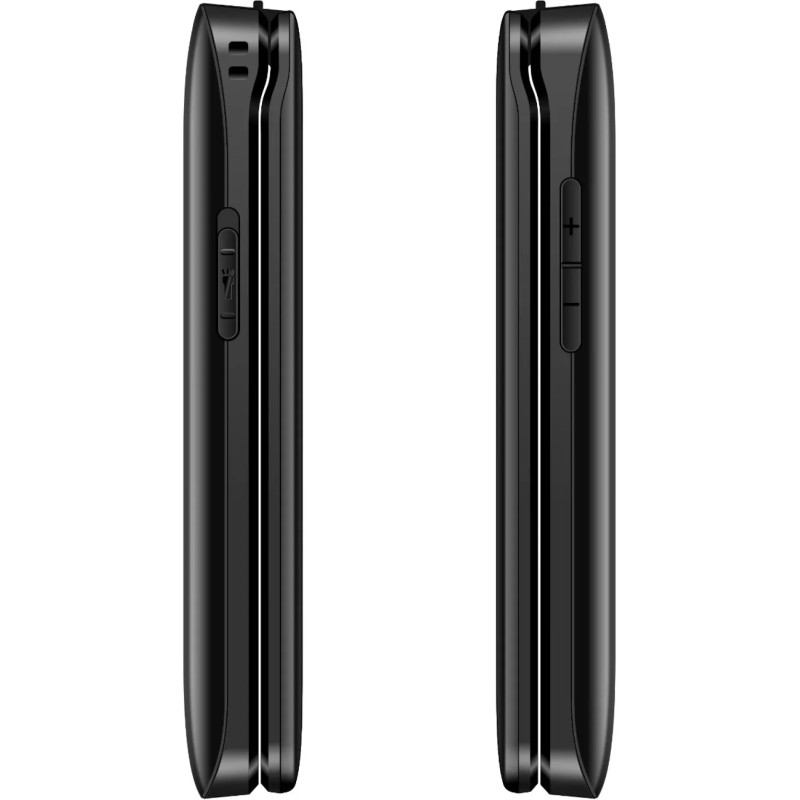 Мобильный телефон F+ Flip 240 (черный)