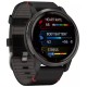 Умные часы Garmin Venu 2 (нержавеющая сталь/черный кожаный)