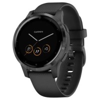 Умные часы Garmin Vivoactive 4s (черный/серый)