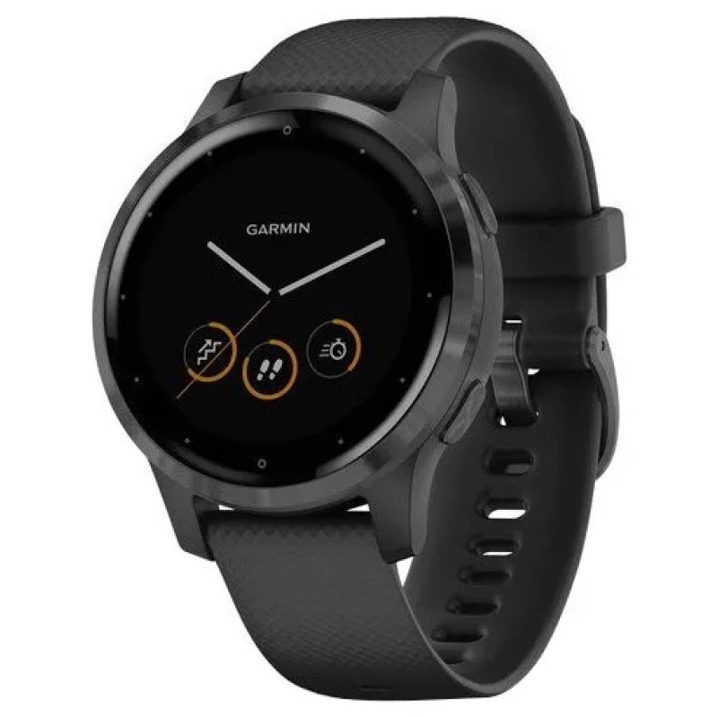Умные часы Garmin Vivoactive 4s (черный/серый)