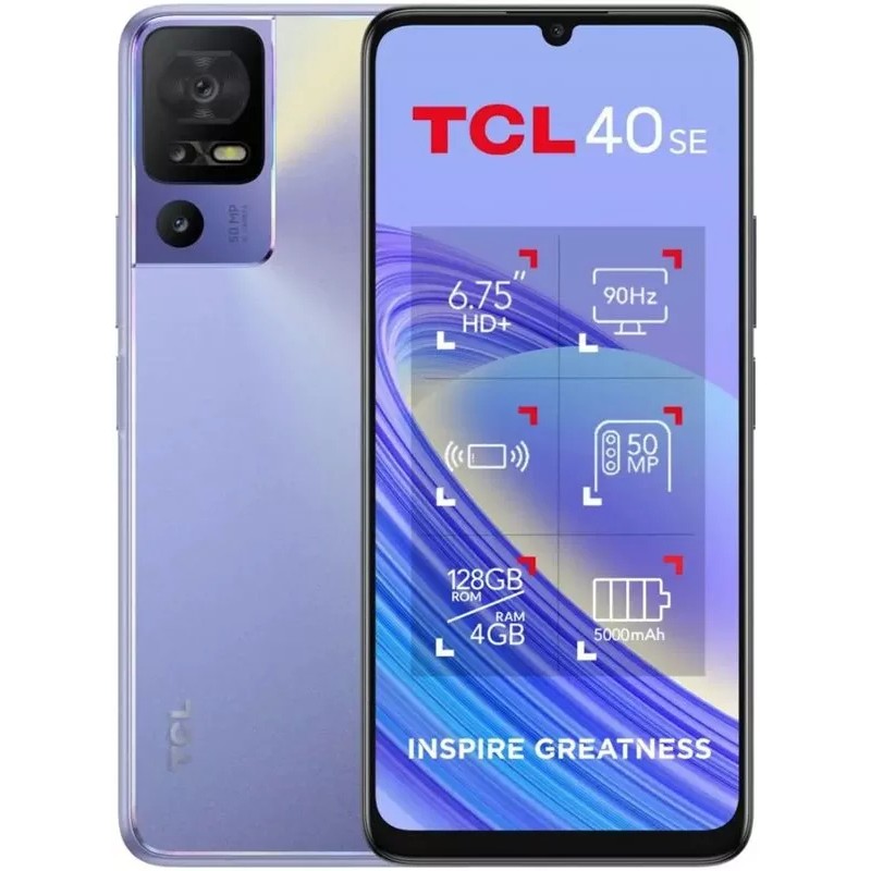 Смартфон TCL 40SE T610K 6GB/256GB (перламутровый сиреневый)