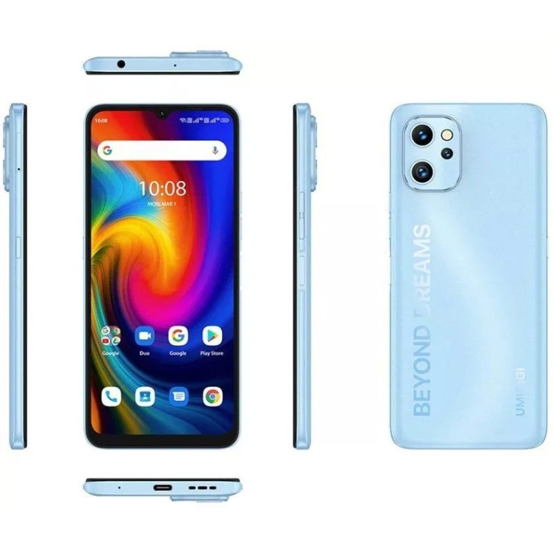 Смартфон Umidigi F3 8GB/128GB (голубой)