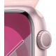 Умные часы Apple Watch Series 9 41 мм (алюминиевый корпус, розовый/розовый, нейлоновый ремешок)