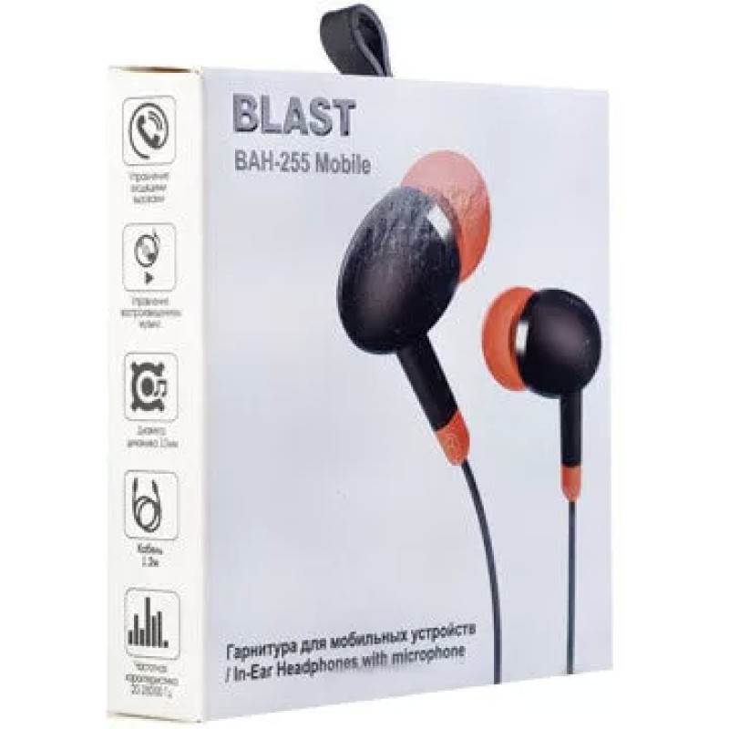 Наушники Blast BAH-255 Mobile (черный)