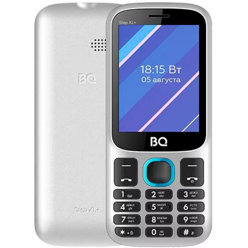 Мобильный телефон BQ BQ-2820 Step XL+ (белый/синий)