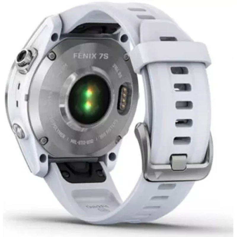 Умные часы Garmin Fenix 7S 42 мм (серебристый/белый)