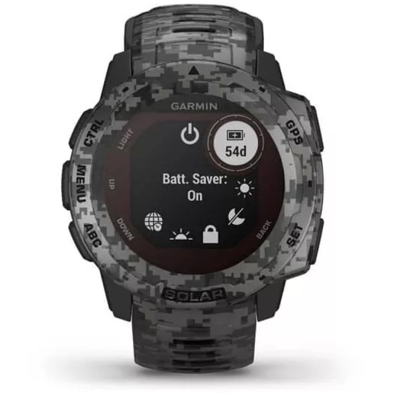 Умные часы Garmin Instinct Solar Camo Edition (графит)