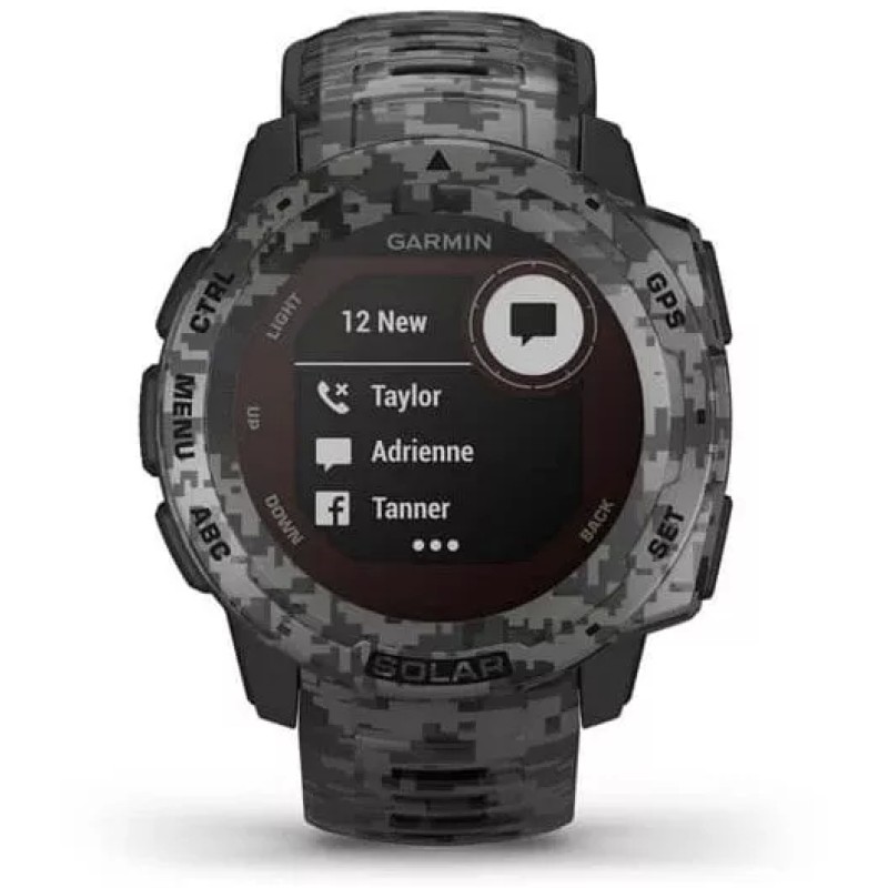 Умные часы Garmin Instinct Solar Camo Edition (графит)