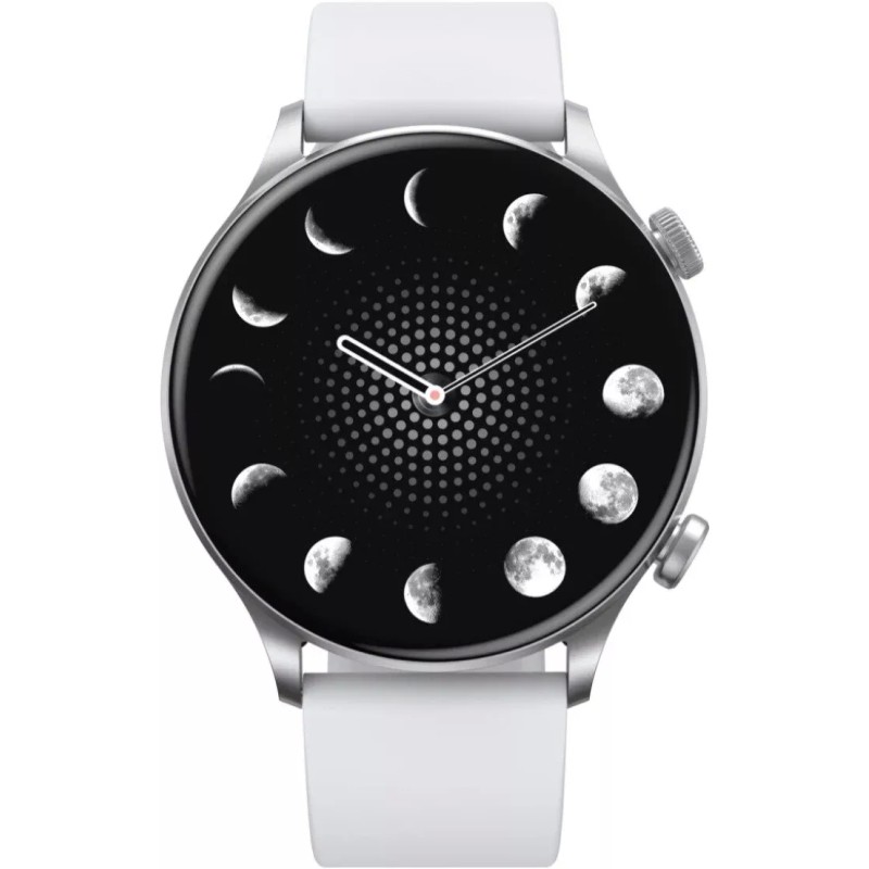 Умные часы Haylou Solar Plus LS16 (серебристый/белый, международная версия)