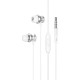 Наушники Hoco M106 (серебристый/белый)